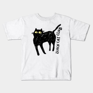 Black Cat Club Kids T-Shirt